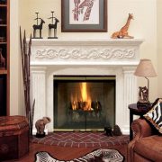 Designer Michael Angelo Mantel Display