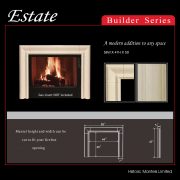 Builder Estate Mantel Overview